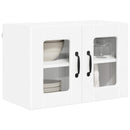 vidaXL Fali üveges szekrény PORTO Fehér 60 x 31 x 40 cm Faanyag