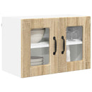 vidaXL Fali üveges szekrény PORTO Sonoma tölgy 60 x 31 x 40 cm Faanyag