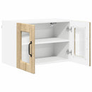 vidaXL Fali konyhaszekrény 2 pcs Sonoma tölgy 60 x 31 x 40 cm Faanyag