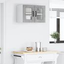 vidaXL Fali üveges szekrény PORTO Beton Szürke 60 x 31 x 40 cm Faanyag