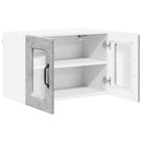 vidaXL Fali konyhaszekrény 2 pcs Beton Szürke 60 x 31 x 40 cm Faanyag