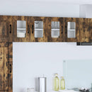 vidaXL Fali üveges szekrény PORTO 2 pcs Füstölt tölgy 60 x 31 x 40 cm