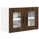 vidaXL Fali konyhaszekrény 2 pcs Barna Tölgy 60 x 31 x 40 cm Faanyag