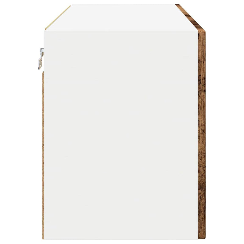 vidaXL Fali konyhaszekrény polcokkal Öreg fa 60 x 31 x 40 cm Faanyag