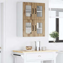 vidaXL Fali üveges szekrény PORTO 2 pcs Artisan tölgy 60 x 31 x 40 cm