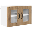 vidaXL Fali üveges szekrény PORTO 2 pcs Artisan tölgy 60 x 31 x 40 cm