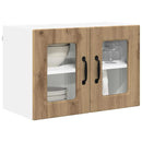 vidaXL Fali konyhaszekrény 2 pcs Artisan tölgy 60 x 31 x 40 cm Faanyag