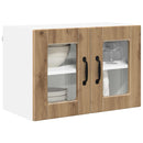 vidaXL Fali üveges szekrény PORTO 2 pcs Artisan tölgy 60 x 31 x 40 cm