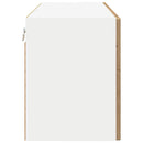 vidaXL Fali üveges szekrény PORTO 2 pcs Artisan tölgy 60 x 31 x 40 cm