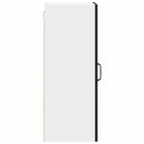 vidaXL Fali üveg szekrény PORTO 2 pcs Fekete 40 x 31 x 80 cm Faanyag