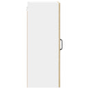 vidaXL Fali üveges szekrény PORTO 2 pcs Sonoma tölgy 40 x 31 x 80 cm