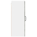 vidaXL Fali üveges szekrény PORTO 2 pcs Beton Szürke 40 x 31 x 80 cm