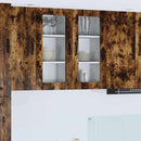 vidaXL Fali konyhaszekrény 2 pcs Füstölt tölgy 40 x 31 x 80 cm Faanyag