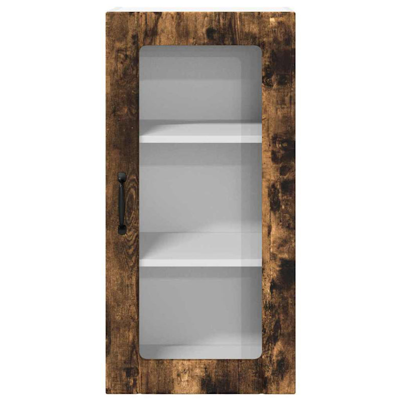 vidaXL Fali konyhaszekrény 2 pcs Füstölt tölgy 40 x 31 x 80 cm Faanyag