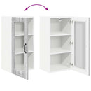 vidaXL Fali konyhaszekrény Szürke Sonoma 40 x 31 x 80 cm Faanyag