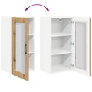 vidaXL Fali konyhaszekrény Artisan tölgy 40 x 31 x 80 cm Faanyag