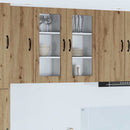 vidaXL Fali konyhaszekrény 2 pcs Artisan tölgy 40 x 31 x 80 cm Faanyag