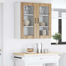 vidaXL Fali üveges szekrény PORTO 2 pcs Artisan tölgy 40 x 31 x 80 cm