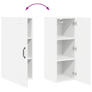 vidaXL Fali konyhaszekrény polcokkal Fehér 30 x 31 x 80 cm Faanyag