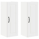 vidaXL Fali Szekrény PORTO 2 pcs Fehér 30 x 31 x 80 cm Faanyag