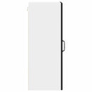 vidaXL Fali konyhaszekrény 2 pcs Fekete 30 x 31 x 80 cm Faanyag