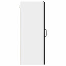 vidaXL Fali Szekrény PORTO 2 pcs Fekete 30 x 31 x 80 cm Faanyag