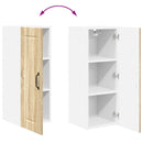 vidaXL Fali konyhaszekrény Sonoma tölgy 30 x 31 x 80 cm Faanyag