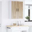 vidaXL Fali Szekrény PORTO 2 pcs Sonoma tölgy 30 x 31 x 80 cm Faanyag