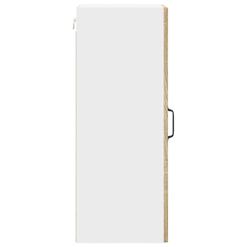 vidaXL Fali konyhaszekrény 2 pcs Sonoma tölgy 30 x 31 x 80 cm Faanyag