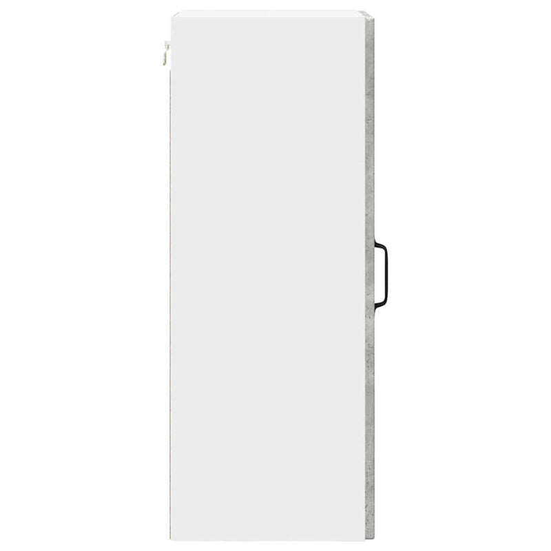 vidaXL Fali konyhaszekrény 2 pcs Beton Szürke 30 x 31 x 80 cm Faanyag