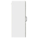 vidaXL Fali Szekrény PORTO 2 pcs Beton Szürke 30 x 31 x 80 cm Faanyag