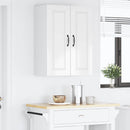 vidaXL Fali Szekrény PORTO 2 pcs Magas Fényű Fehér 30 x 31 x 80 cm