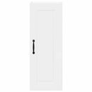 vidaXL Fali konyhaszekrény 2 pcs Magas Fényű Fehér 30 x 31 x 80 cm