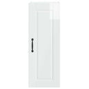 vidaXL Fali Szekrény PORTO 2 pcs Magas Fényű Fehér 30 x 31 x 80 cm