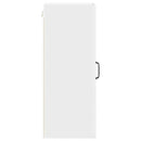 vidaXL Fali konyhaszekrény 2 pcs Magas Fényű Fehér 30 x 31 x 80 cm