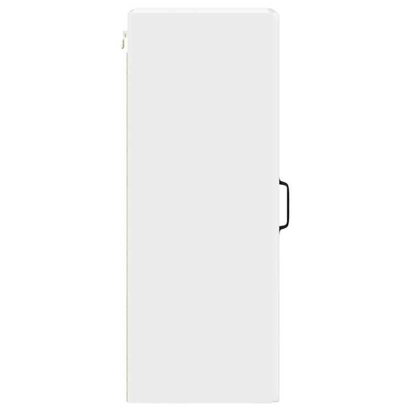 vidaXL Fali konyhaszekrény 2 pcs Magas Fényű Fehér 30 x 31 x 80 cm