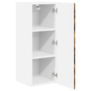 vidaXL Fali Szekrény PORTO 2 pcs Füstölt tölgy 30 x 31 x 80 cm Faanyag