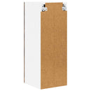 vidaXL Fali Szekrény PORTO 2 pcs Füstölt tölgy 30 x 31 x 80 cm Faanyag