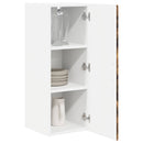 vidaXL Fali Szekrény PORTO 2 pcs Füstölt tölgy 30 x 31 x 80 cm Faanyag