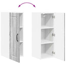 vidaXL Fali konyhaszekrény Szürke Sonoma 30 x 31 x 80 cm Faanyag