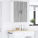 vidaXL Fali konyhaszekrény 2 pcs Szürke Sonoma 30 x 31 x 80 cm Faanyag