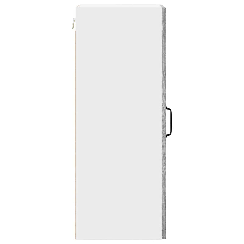 vidaXL Fali konyhaszekrény 2 pcs Szürke Sonoma 30 x 31 x 80 cm Faanyag