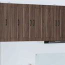 vidaXL Fali Szekrény PORTO 2 pcs Barna Tölgy 30 x 31 x 80 cm Faanyag