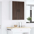 vidaXL Fali Szekrény PORTO 2 pcs Barna Tölgy 30 x 31 x 80 cm Faanyag