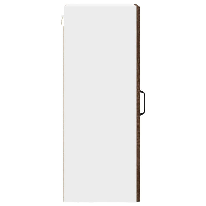 vidaXL Fali konyhaszekrény 2 pcs Barna Tölgy 30 x 31 x 80 cm Faanyag