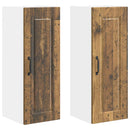 vidaXL Fali Szekrény PORTO 2 pcs Öreg fa 30 x 31 x 80 cm Faanyag