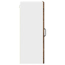 vidaXL Fali konyhaszekrény 2 pcs Öreg fa 30 x 31 x 80 cm Faanyag