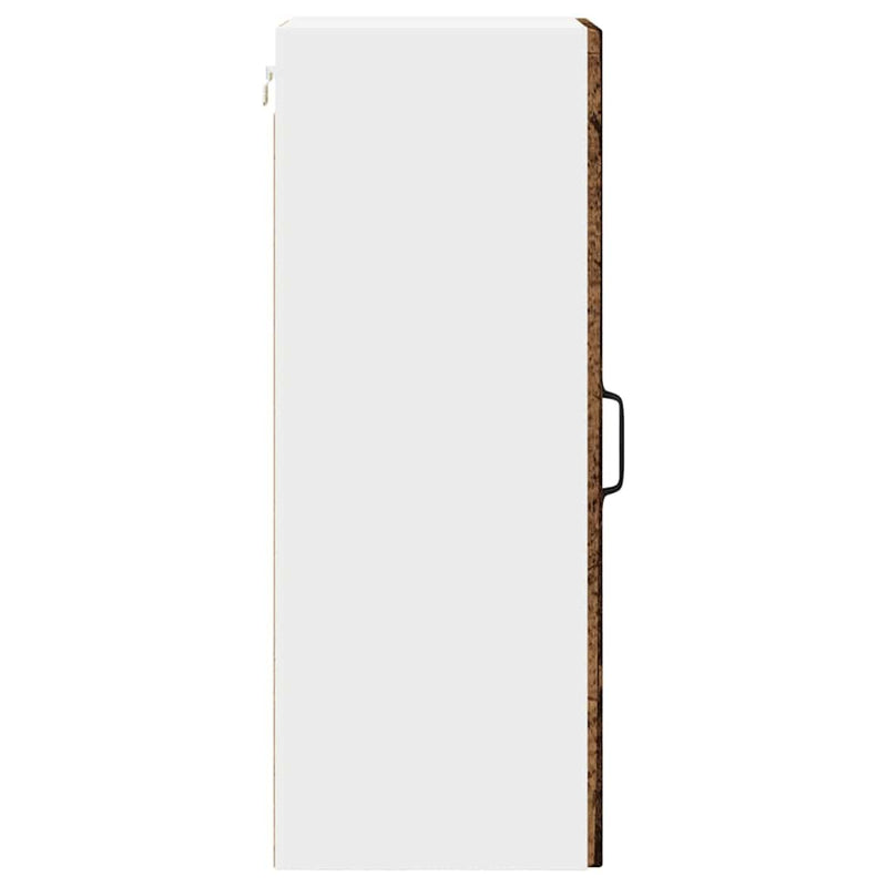 vidaXL Fali konyhaszekrény 2 pcs Öreg fa 30 x 31 x 80 cm Faanyag