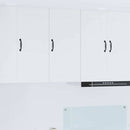 vidaXL Fali konyhaszekrény polcokkal Fehér 40 x 31 x 80 cm Faanyag