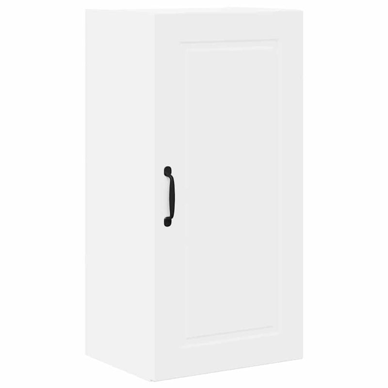 vidaXL Fali konyhaszekrény polcokkal Fehér 40 x 31 x 80 cm Faanyag